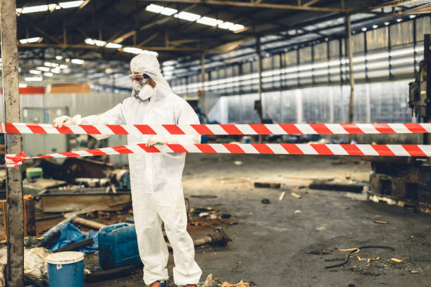 Professional Unattended Death Cleanup technician working in Audubon, PA